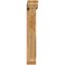 Ekena Millwork Traditional Traditional Rough Sawn Bracket w/ Offset Brace, Western Red Cedar, 6"W x 32"D x 40"H BKT0604X32X40TRA01RWR - alternate 2